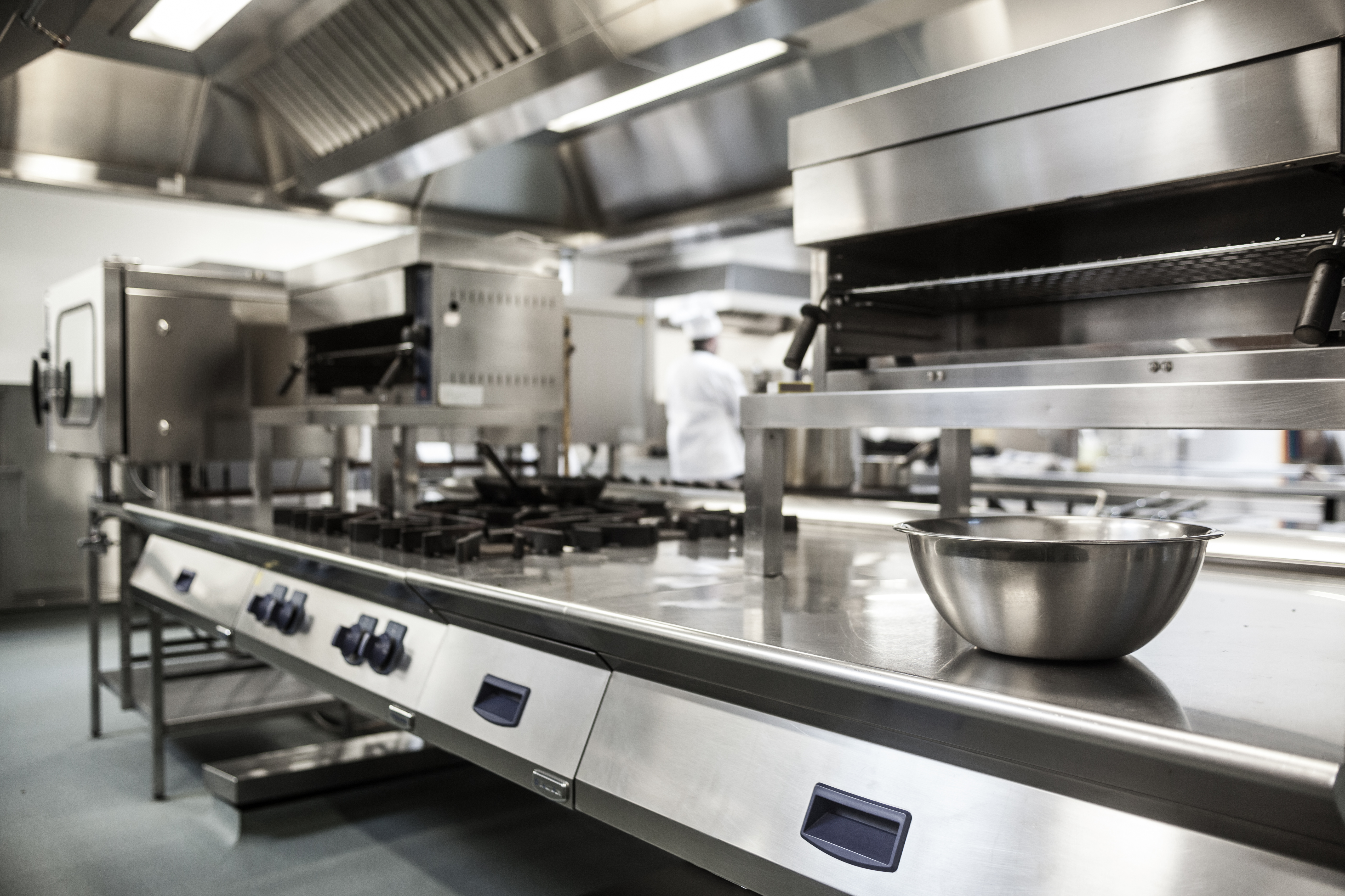 JN Grease Service at work in a commercial kitchen